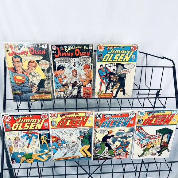 Supermans Pal Jimmy Olsen 124-125 153 155 160-162 Lot Copper Age - Picture 1 of 8